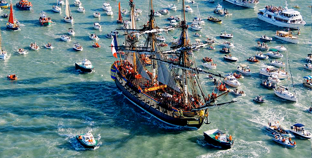 hermione-historyweb hermione-historyweb L'Hermione prend la merd hermione L’Hermione prend la mer hermione historyweb