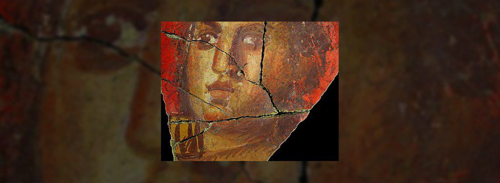 Fresque avec visage de femme, Arles | Historyweb.fr