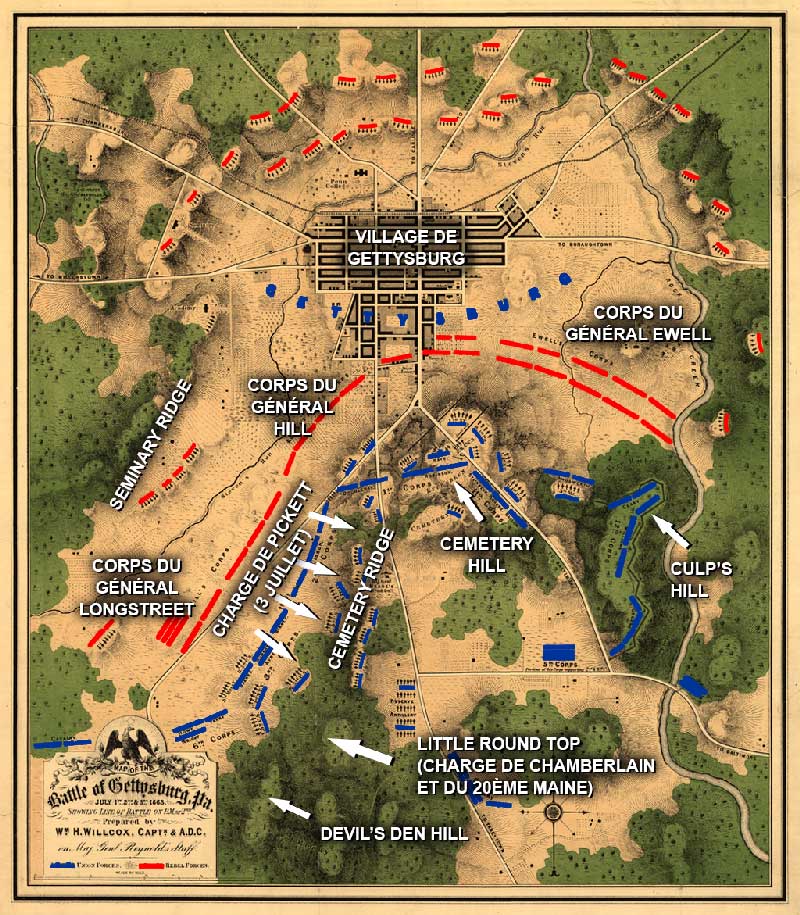 Bataille de Gettysburg | Plan | Site d'Histoire | Historyweb